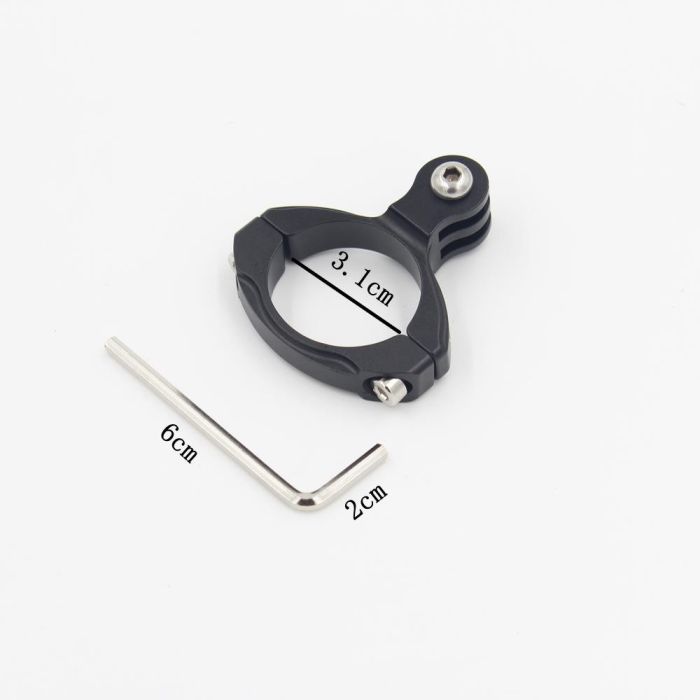 Металеве кріплення на трубу, кермо (Roll Bar Mount) для екшн камер Xiaomi, SJCam, GoPRO (код № XTGP63)