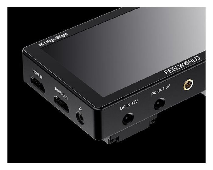 Накамерний монітор, дисплей FeelWorld 5.5" дюймовий LUT5E, 1600 cd/m2, 4K, 3D LUT