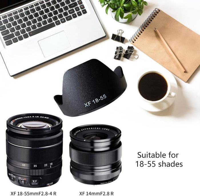 Бленда XF18-55 для FujiFilm FUJINON XF14mm F2.8 R, FUJINON XF18-55mm F2.8-4 R LM OIS