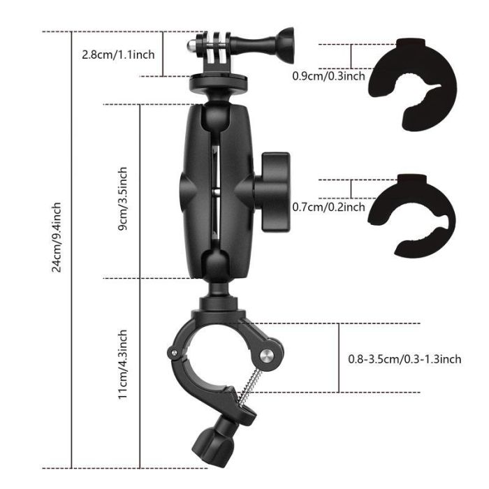 Кріплення на кермо — мотоцикла, велосипеда, трубу з кріпленням для телефона