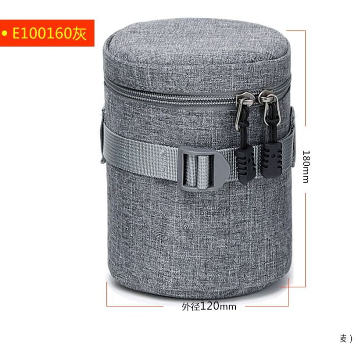Захисний кофр, чохол, футляр, сумка для об'єктива DULUDA E100160 розмір 100 х 160 — сірий