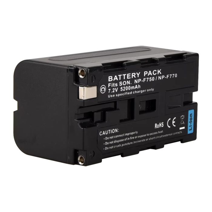 Аккумулятор NP-F750 (NP-F770) для камер SONY - аналог на 5200 ma