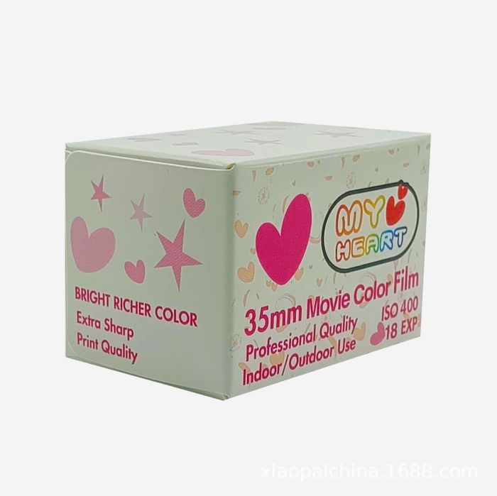 Фотоплівка кольорова (плівка для фотоапарата) My Heart 35 mm Movie Color Film ISO 400 18 кадрів