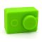 Силіконовий чохол, футляр з кришкою на об'єктив для екшн камер Xiaomi YI - зелений (код № XTGP234)