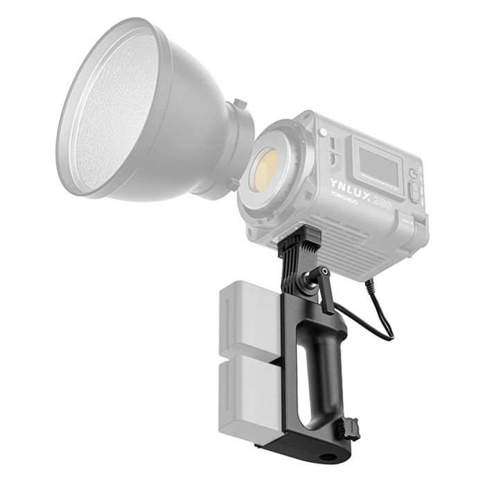 Ручка тримач 2 х акумуляторів NP-F для постійного LED-світла Yongnuo YNLUX100, YNLUX 100 PRO, YNLUX 200