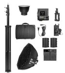 Комплект XL LED-світло Yongnuo YNLUX100 PRO KIT + стійка 2.8 м + софтбокс 55 см + 2 х NP-F750 + зарядне