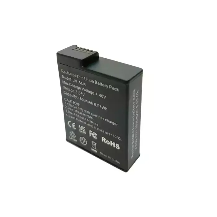 Акумулятор для DJI Osmo Action 3, Action 4 аналог 1800 мА·год
