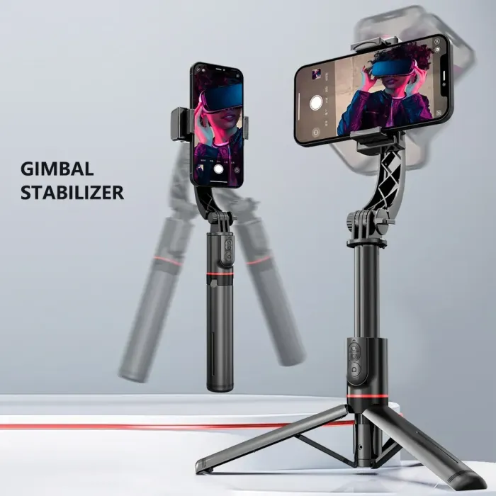 Стабілізатор, стедикам, монопод, штатив, селфі палиця — L19s для телефона з bluetooth від TOKQI