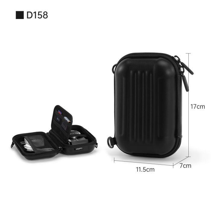 Сумка- футляр Cwatcun (тип D158) для фотоапаратів Sony RX100 III RX100 IV RX100 V RX100 VI RX100 VII чорний