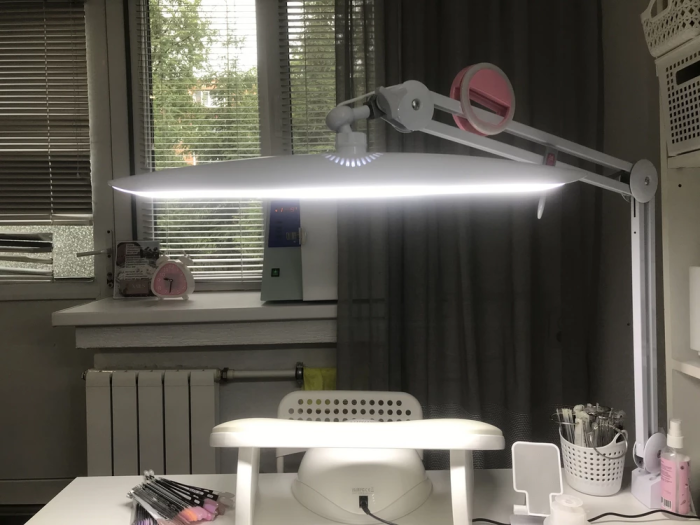LED безтінова настільна лампа для освітлення для косметології HD-T50X Censreal — біла 24 Вт!
