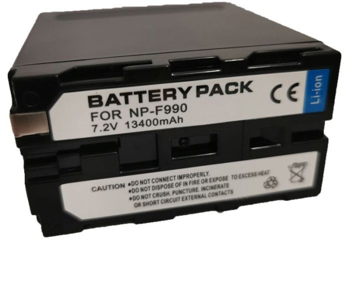 Акумулятор NP-F990 (NP-F980, NP-F970, NP-F960) з функцією Powerbank і USB і LED світла (13400 ma)