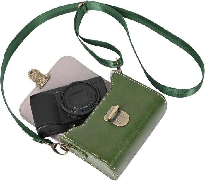 Сумка-катура, футляр, чохол для фотоапаратів — зелений (тип 718)