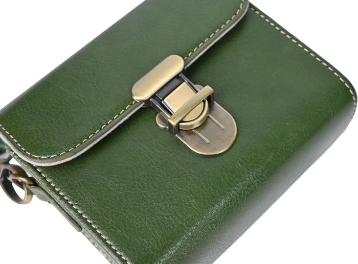 Сумка футляр, чохол, катура для фотоапаратів Sony RX100 III, RX100 V, RX100 VI, RX100 VII — зелений (тип 718)