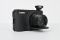 Захисний силіконовий чохол із кришкою для фотоапаратів CANON Powershot SX740, SX730 — чорний