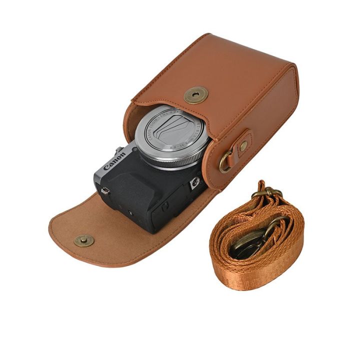Сумка-катура, футляр, чохол, для фотоапаратів — коричневий