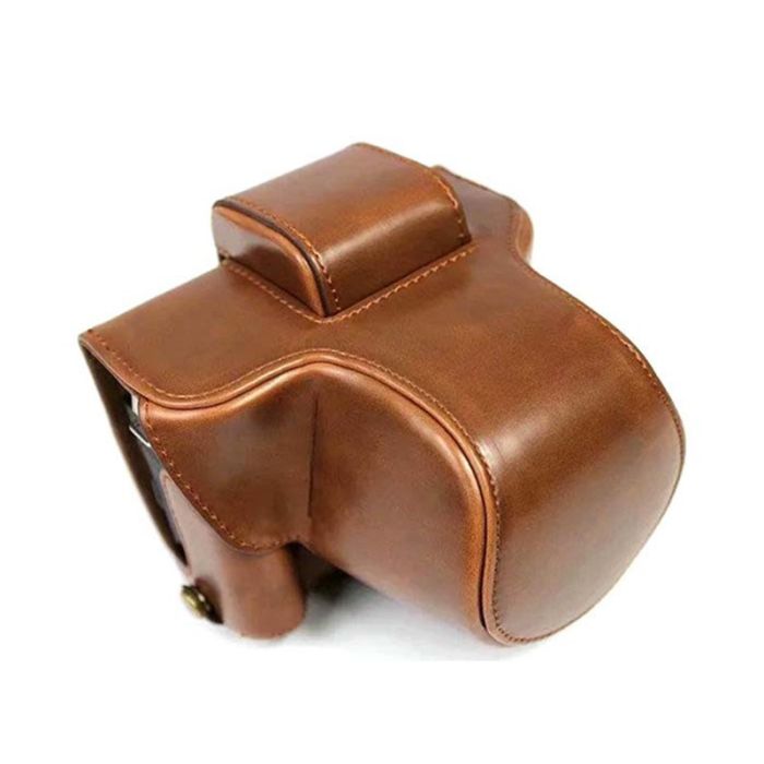 Захисний футляр — чохол для фотоапарата FujiFilm X-T200 з доступом до батарейного відсіку — кави