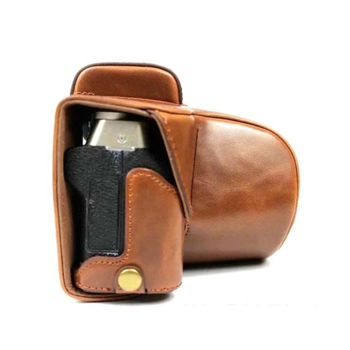 Захисний футляр — чохол для фотоапарата FujiFilm X-T200 з доступом до батарейного відсіку — кави