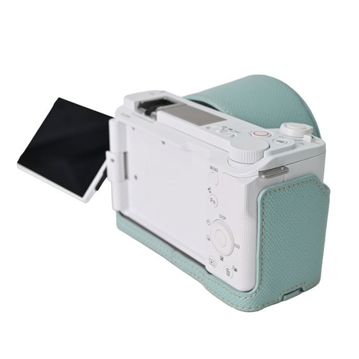 Поліпшехол із доступом до відсіків і захисним ковпачком для об'єктива 16-50 для камер Sony ZV-E10 II — бірюзовий