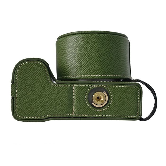 Поліпшехол із доступом до відсіків і захисним ковпачком для об'єктива 16-50 для камер Sony ZV-E10 II — зелений