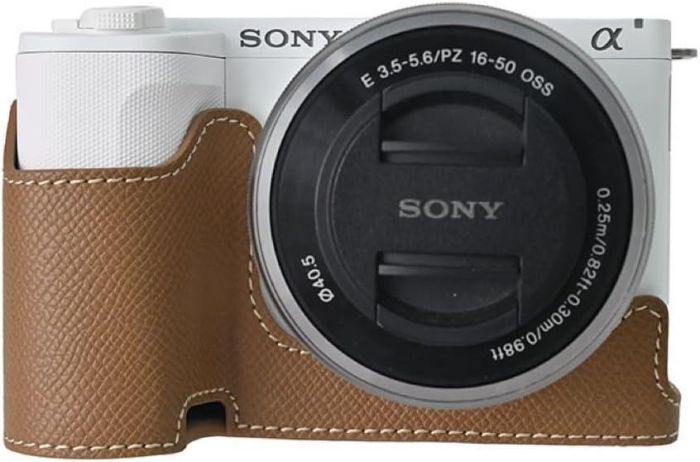 Покращувач із доступом до відсіків і захисним ковпачком для об'єктива 16-50 для камер Sony ZV-E10 II — коричневий