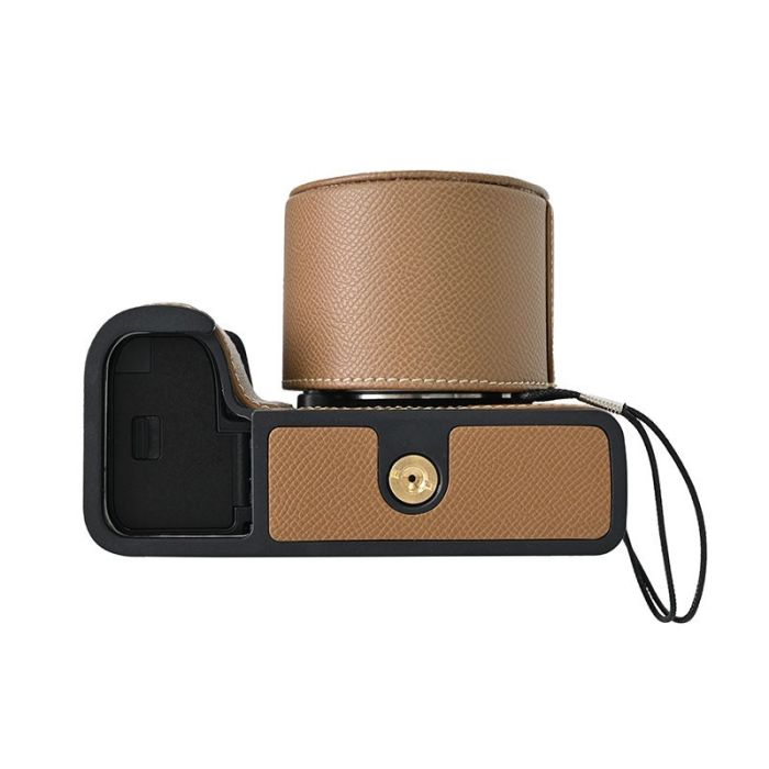 Покращувач із доступом до відсіків і захисним ковпачком для об'єктива 15-45 для камер FujiFilm X-S20 — коричневий