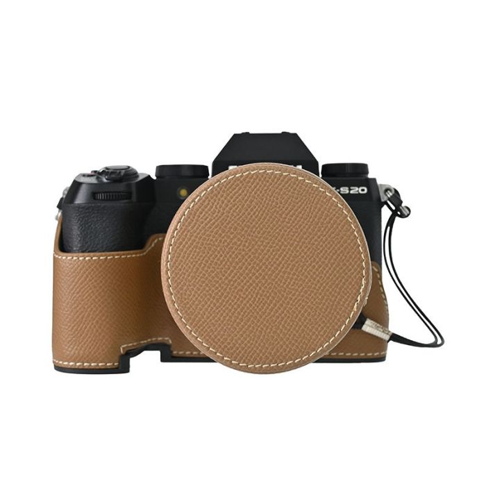 Покращувач із доступом до відсіків і захисним ковпачком для об'єктива 15-45 для камер FujiFilm X-S20 — коричневий
