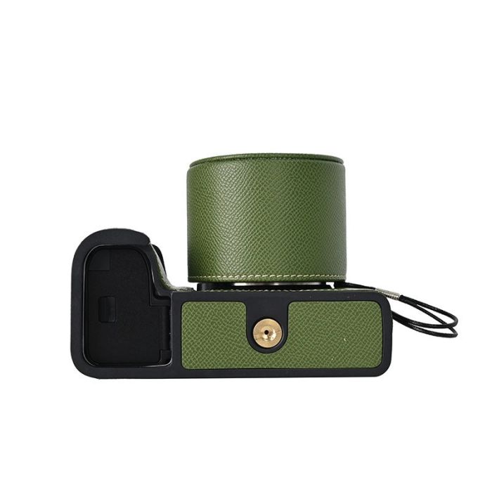 Поліпшехол із доступом до відсіків і захисним ковпачком для об'єктива 15-45 для камер FujiFilm X-S20 — зелений