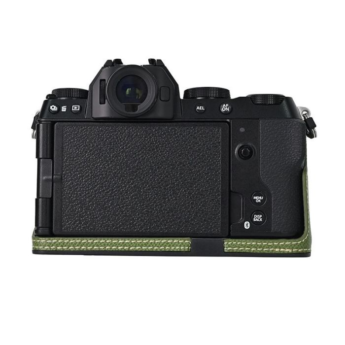 Поліпшехол із доступом до відсіків і захисним ковпачком для об'єктива 15-45 для камер FujiFilm X-S20 — зелений