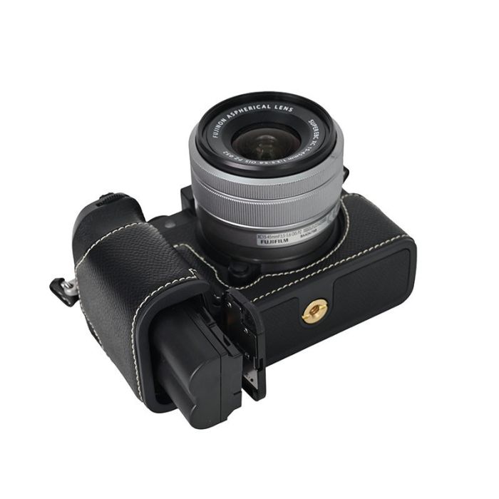 Поліпшехол із доступом до відсіків і захисним ковпачком для об'єктива 15-45 для камер FujiFilm X-S20 — чорний