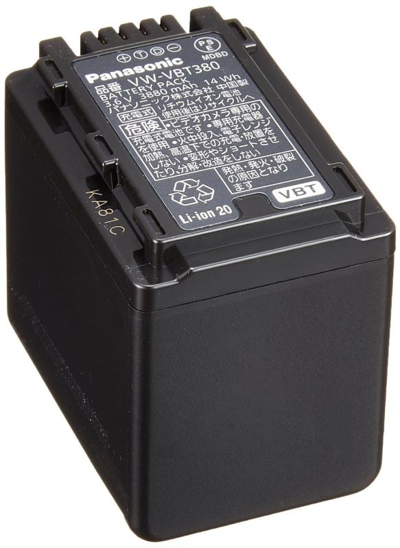 Аккумулятор VW-VBT380 (аналог  VW-VBT190, VW-VBT380-K, VW-VBT190) - для камер Panasonic