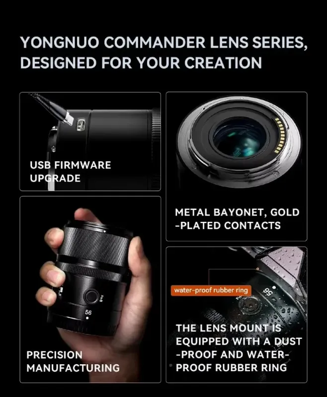 Об'єктив YongNuo YN56mm F1.4Z DA DSM WL Pro Z-mount (для Nikon Z-mount)