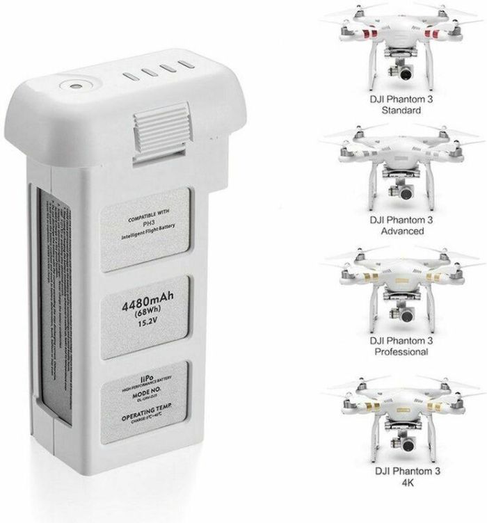 Акумулятор DL-UAV-DJ3 — аналог для DJI Phantom 3