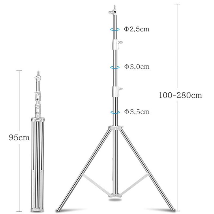 Професійна студійна стійка Ulanzi LT-J28 Light Stand (2.8 м)