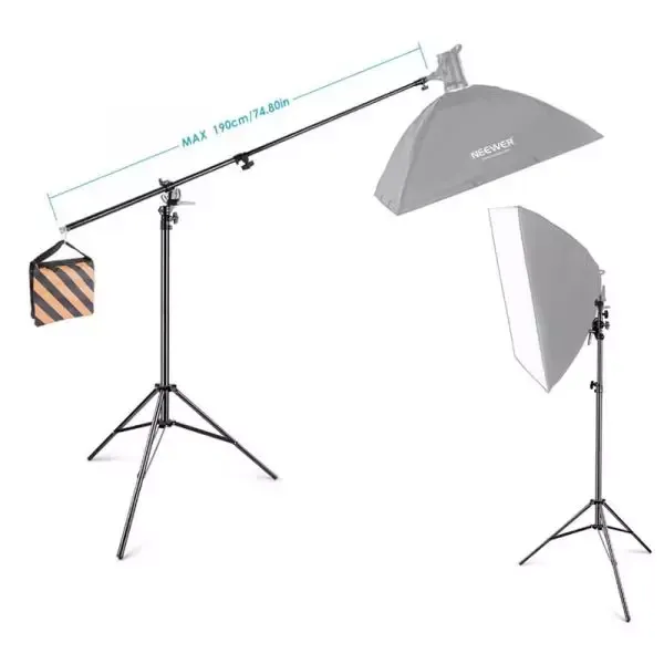 Стійка-журавль для студійного світла Visico LS-8010B (навантаження до 5 кг)