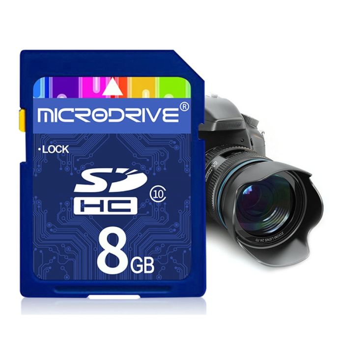 Картка пам'яті SD — Microdrive HC SD — 8 GB (10 Class)