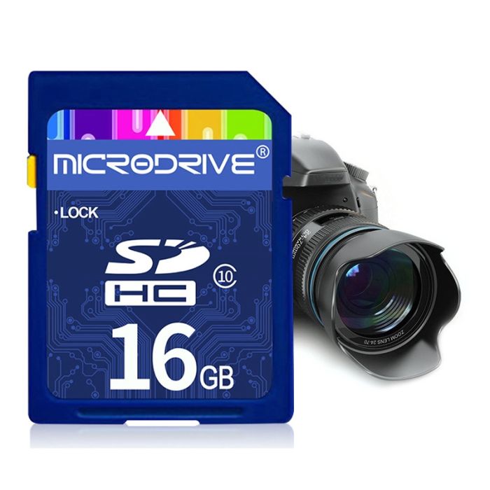 Картка пам'яті SD — Microdrive HC SD — 16 GB (10 Class)