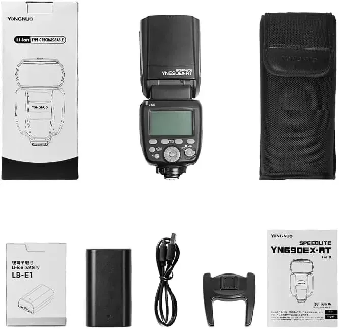 Спалах для фотоапаратів CANON — YongNuo Speedlite YN690EX-RT з E-TTL з акумулятором у комплекті