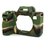Захисний силіконовий чохол для фотоапаратів SONY A7 IV — комуфляж
