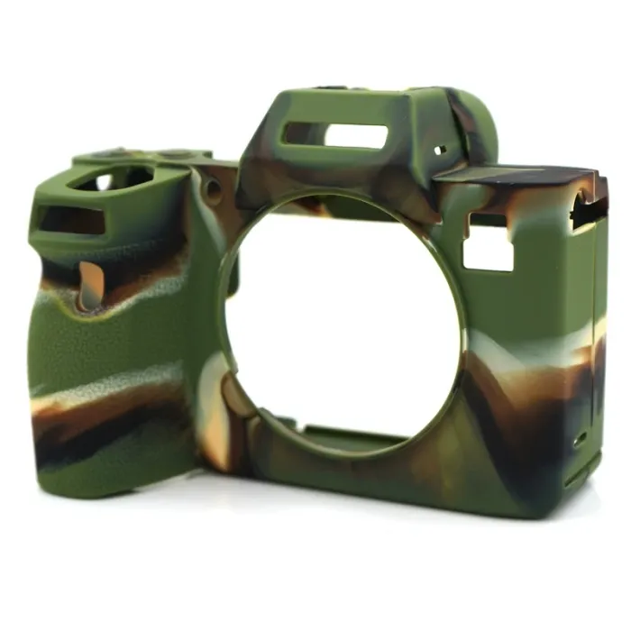 Захисний силіконовий чохол для фотоапаратів SONY A7 IV — комуфляж