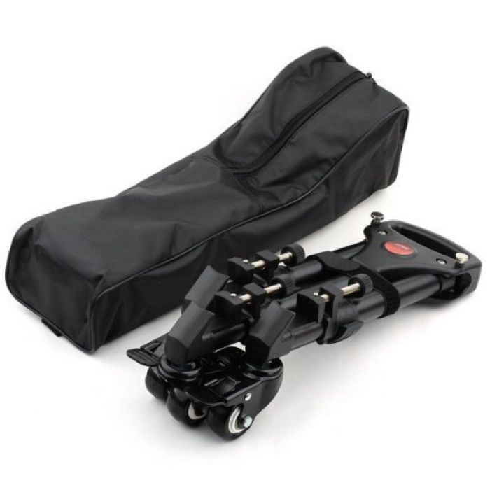 Складаний регульований студійний візок для штативів і стійок Yunteng YT-900 Tripod Dolly