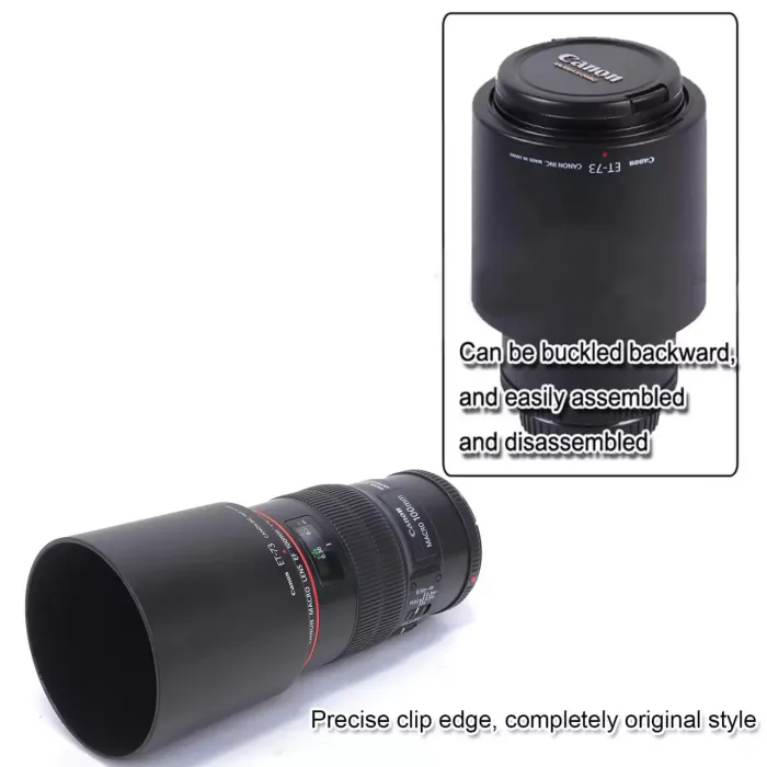 Бленда Canon ET-73 для CANON EF 100mm f2.8L IS USM Macro з антивідблисковим оксамитовим покриттям внутрішньої частини