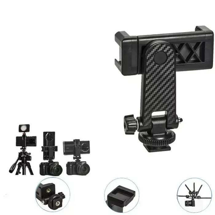 Кріплення (адаптер, тримач) Yunteng VCT-007 для встановлення телефонів на камеру, монопод, штатив тощо