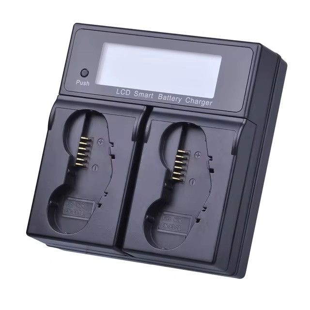 Професійний зарядний пристрій LCD Dual Smart (аналог MH-26) для NIKON D4, D4s, D5, D6 (акб EN-EL18)