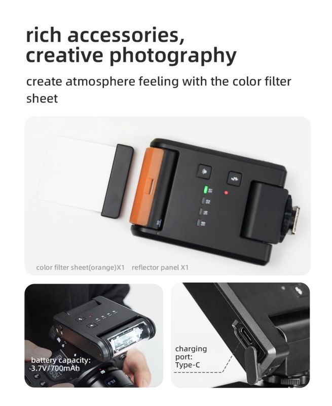 Компактний спалах для фотоапаратів FujiFilm — YongNuo YN6 Micro з вбудованим акумулятором