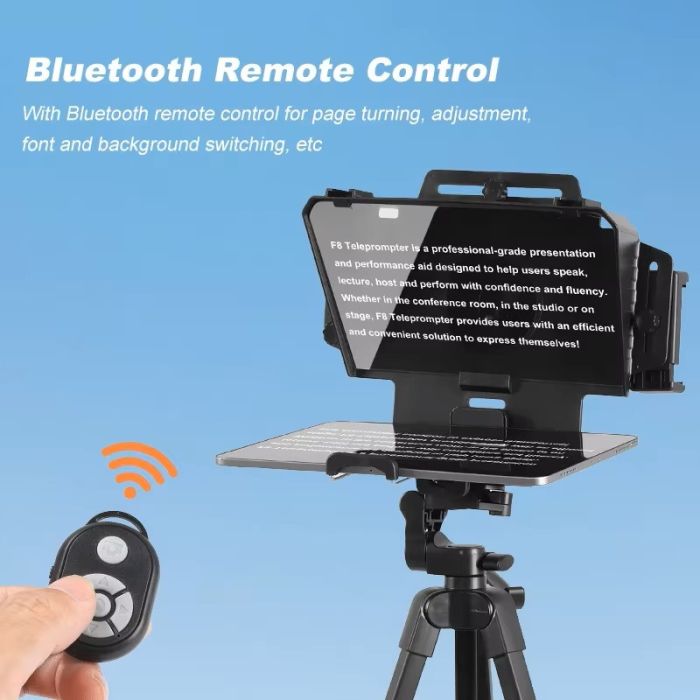 Телесуфлер — телепромтер Soonpho F8 telepromter 12" — суфлер для смартфона або планшета