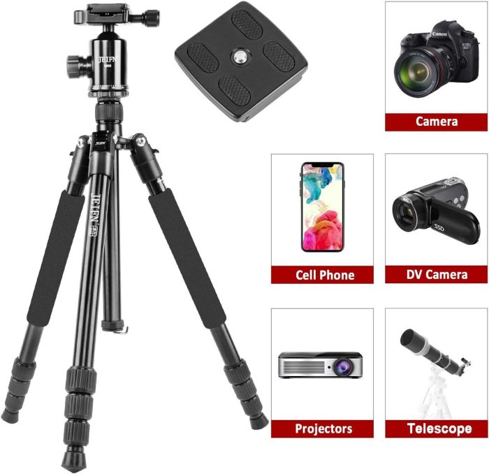 Штатив + монопод фірми JEIFN для фотоапаратів - Q-668 (Q668)