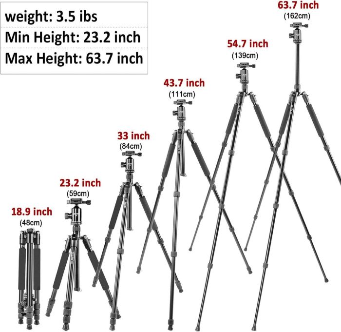 Штатив + монопод фірми JEIFN для фотоапаратів - Q-668 (Q668)
