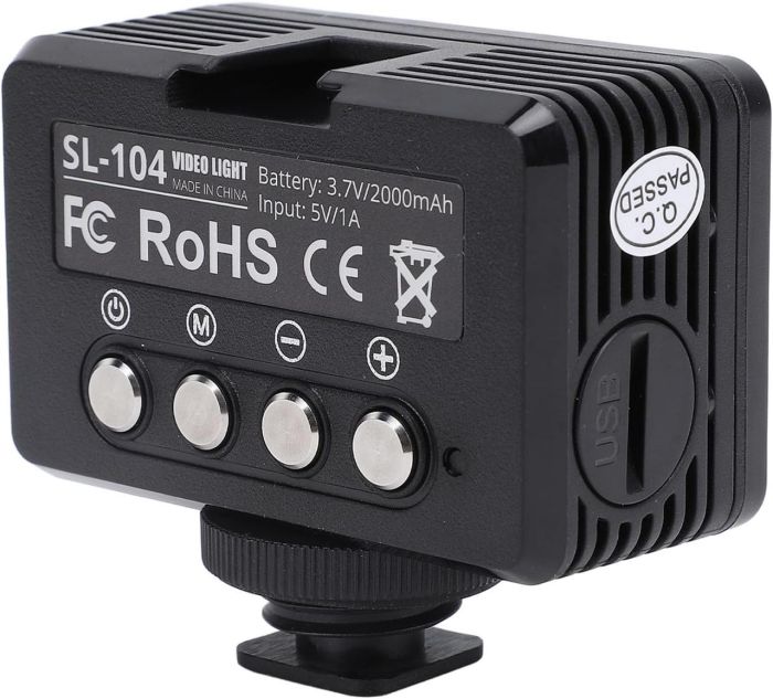 Лампа LED-світло водонепроникне Movo SL-104, LED-підсвітка для екшн-камер Xiaomi YI, SJCam, GoPRO