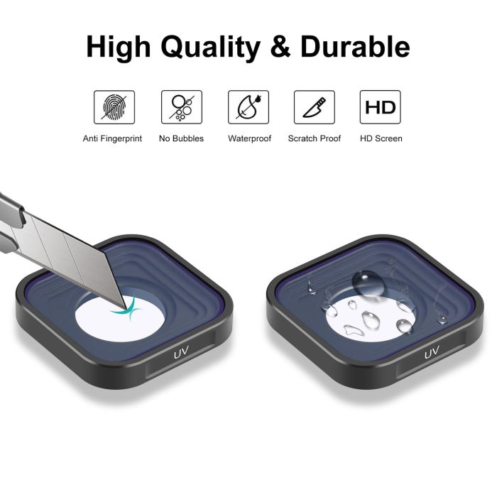 Світлофільтр JSR June Star UV (ультрафіолетовий) для об'єктива Gopro HERO 13,12, 11, 11 Mini, 10, 9