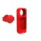 Силіконовий чохол для камери Insta360 X4 і кришка-ковпачок для об'єктива — червоний